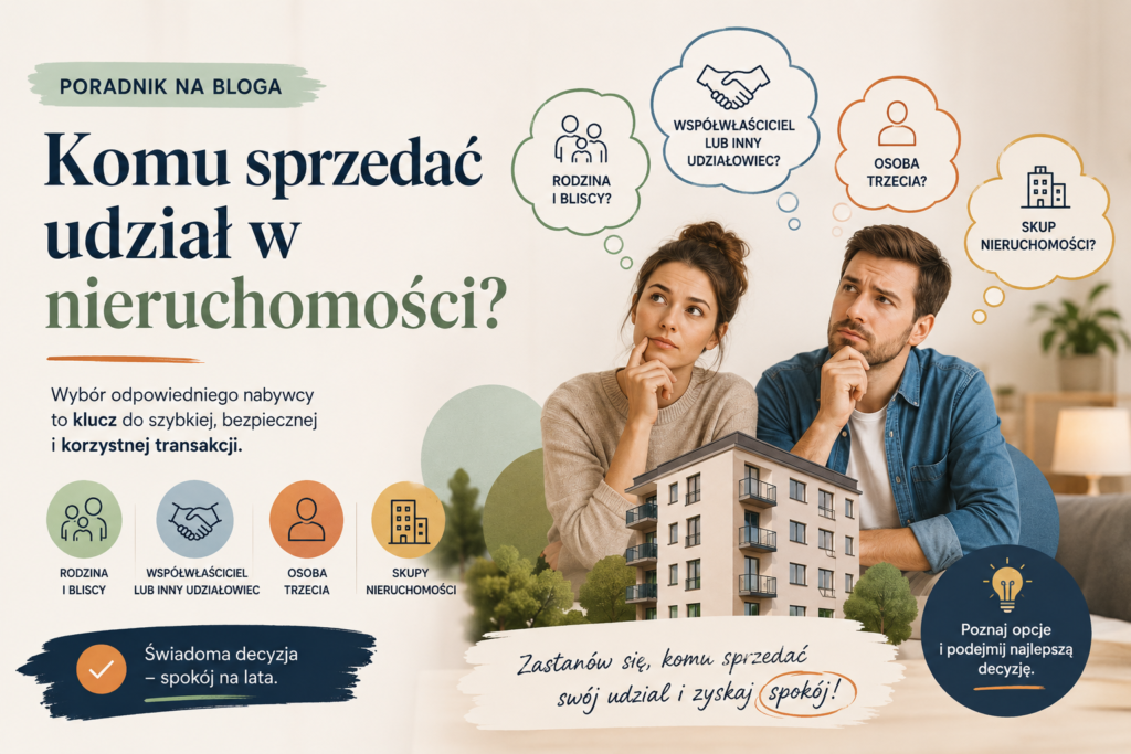 Komu sprzedać udział w nieruchomości?